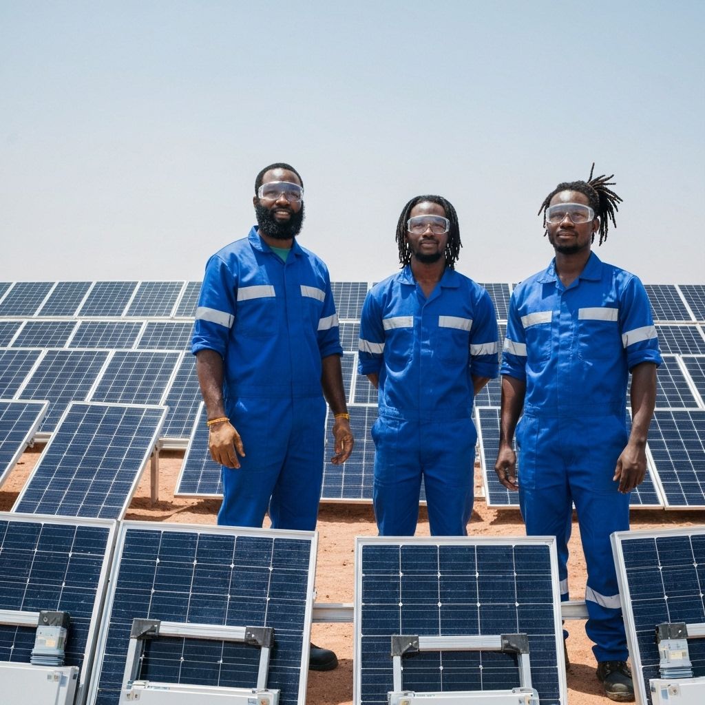 Afrilight Energy technicians